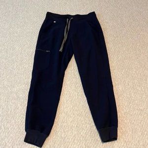 Figs Joggers XS Petite- navy scrub pants